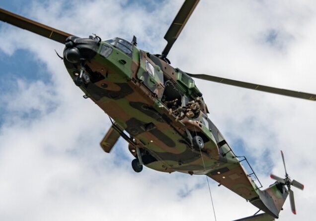 Military combat helicopter