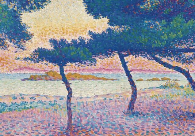 Henri-Edmont Cross – La plage de Saint-Clair (1896)