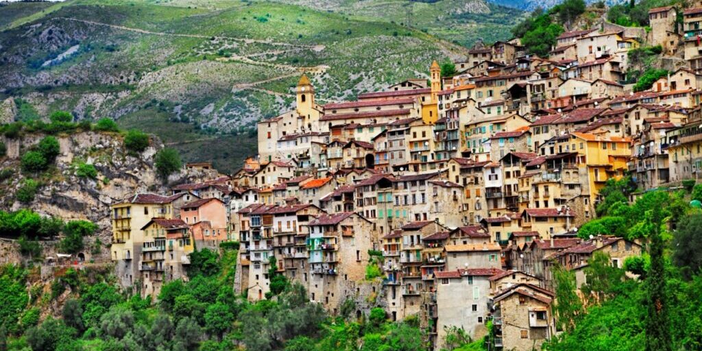 traditional moutain villages in France - Saorge, Alpes Maritimes