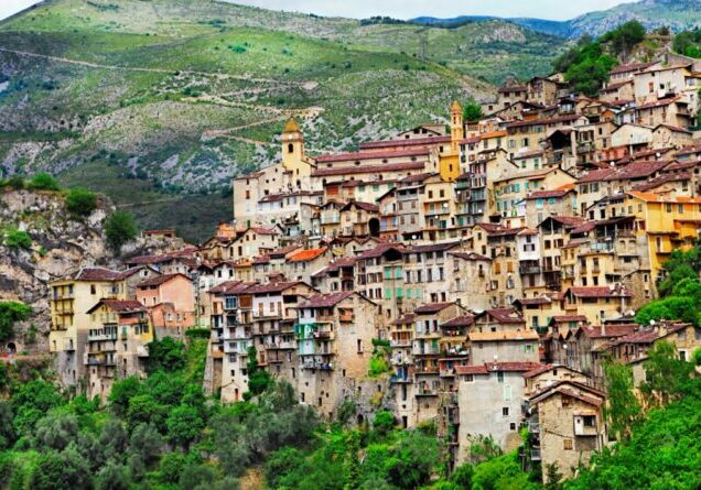 traditional moutain villages in France - Saorge, Alpes Maritimes