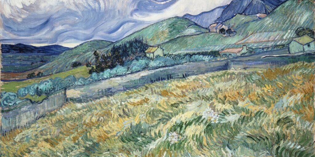Vincent_van_Gogh_-_Landscape_from_Saint-Re?my_-_Google_Art_Project groot
