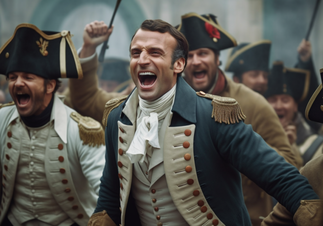 marcelreimer_president_macron_laughing_at_the_french_revolution_c1f73388-49dc-4ad7-be81-e294cad2c576